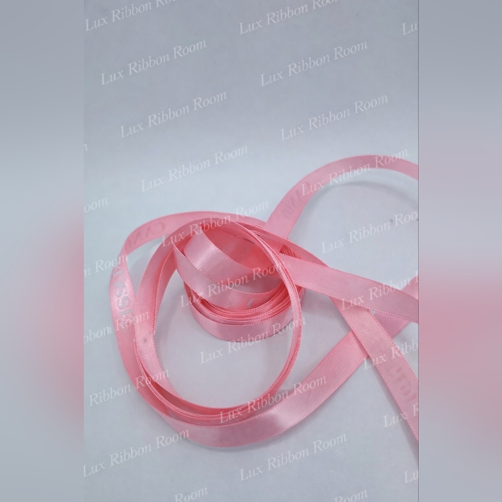PRADA Candy Kisses Pink Satin Ribbon Two (2) Yards Luxury Perfume Packaging - Picture 2 of 3